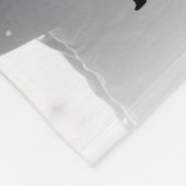 Mr. & Mrs Monogrammed Foto Fleece Deken (Hoek)