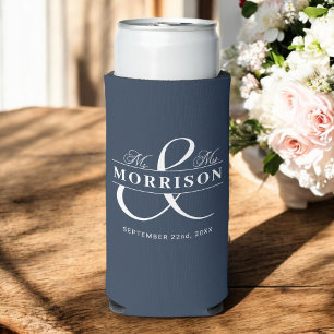 Mr. Mrs. Navy Blue Romantische Wedding Favoriet