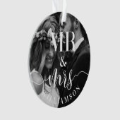 Mr & Mrs Newlyweds First Christmas Multiple Photo (devant)