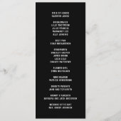 Mr & Mrs Photo Block Hart Zwart & Wit Trouwen Programma (Achterkant)