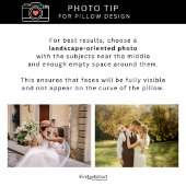 Mr. Mrs. Script Hartfoto Trouwkussen Kussen