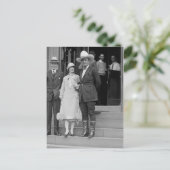 Mr. & Mrs Tom Mix Briefkaart (Staand voorkant)