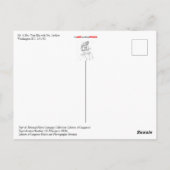 Mr. & Mrs Tom Mix Briefkaart (Achterkant)