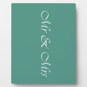 Mr & Mrs Typografie Fotoplaat