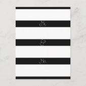 Mr. & Mrs. Wedding Congratulations Marriage Card Briefkaart (Voorkant)