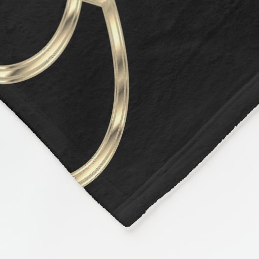 Mr & Mrs Wedding - Gepersonaliseerd Fleece Deken (Hoek)