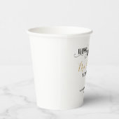 Mr & Mrs Wedding Jubileum Papieren Bekers (Rechts)