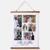 Mr. & Mrs Wedding Photo Keepomwille Hangend Wandkleed (Voorkant)