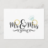 Mr & Mrs Wedding Rings