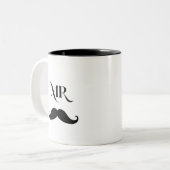 Mr Mustache Coffee Mok (Voorkant links)