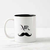 Mr Mustache Coffee Mok (Links)