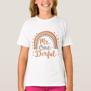 Mr. One Derful Birthday Shirt