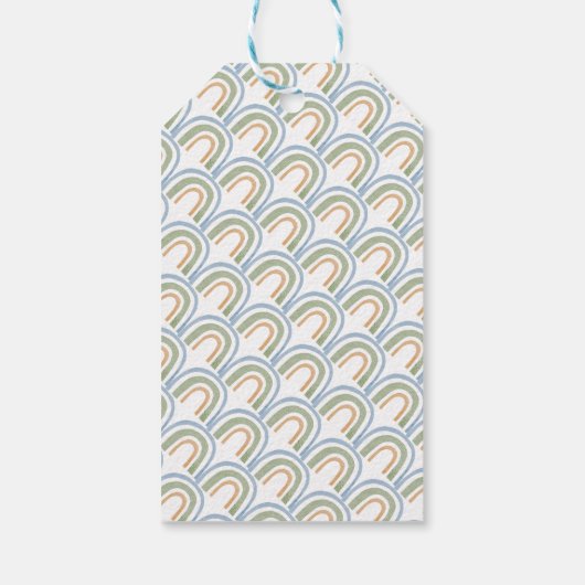 Mr. Onederful 1e Verjaardag Bijgesneden Dank u Lab Cadeaulabel (Achterkant)