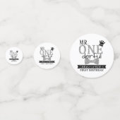 Mr ONEderful 1st Verjaardagsfeestfoto Confetti (Voorkanten)