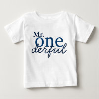 Mr Onederful Baby T-shirt