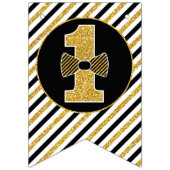 Mr ONEderful Bonne Bannière de Bunting Anniversair (Premier drapeau)