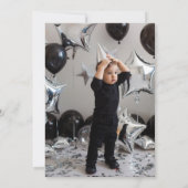 Mr. ONEderful First Birthday Photo Invitation (Dos)