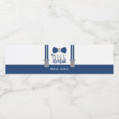 Mr. ONEderful Flessenwikkelaar met Bow-Stropdas Waterfles Etiket (Enkel label)