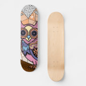 Mr Owl dek Skateboard (Voorkant)