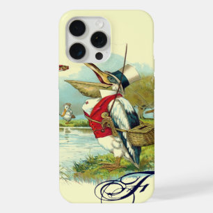 MR PÉLICAN PÊCHE MONOGRAMME,crème