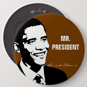 MR.PRESIDENT RONDE BUTTON 6,0 CM (Voorkant /achterkant)