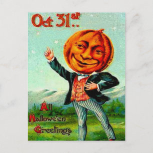 Mr Pumpkin Briefkaart