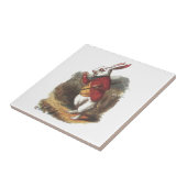 Mr Rabbit. Tegeltje (Zijkant)