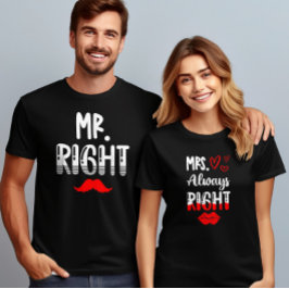 MR Rechter Valentijnsdag Paar Matching Funny Trui