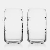 Mr. Right en Mrs. Always Right Jubileum Blikvorm Glas (Rechts)