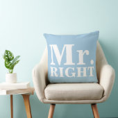 Mr. Right & Mrs. Always Right Custom Kussens (Stoel)