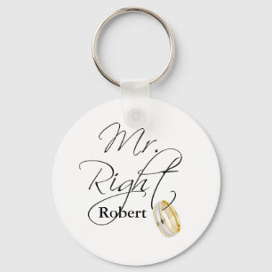 Mr. Right Sleutelhanger