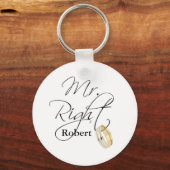 Mr. Right Sleutelhanger (Voorkant)