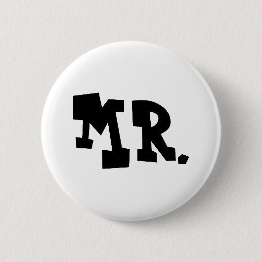 Mr. Ronde Button 5,7 Cm (Voorkant)
