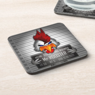 Mr Rooster Bier Onderzetter