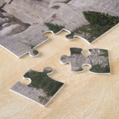 Mr. Rushmore - een close-up uitzicht. Legpuzzel (Zijkant)