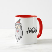 MR SANTA HO HO HO Mannen Fun Kerstfeestdag Mok (Voorkant rechts)