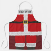 Mr. Sinterklaas Kostuum Kerstvakantie Schort (Voorkant)