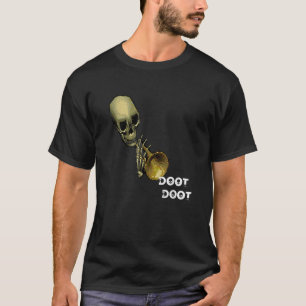 Mr Sketal Spooktober Doot Doot Funny Humor meme T T-shirt