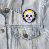 Mr Skull Ronde Button 5,7 Cm (In situ)