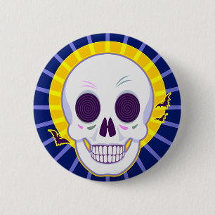 Mr Skull Ronde Button 5,7 Cm