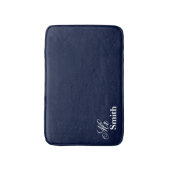 Mr Smith Navy Naam Badmat (Voorkant Verticaal)