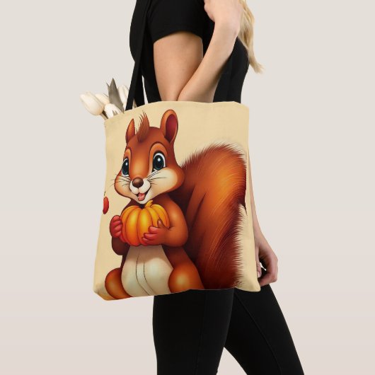 Mr Squirrel Fall Errands Tote Bag (De près)