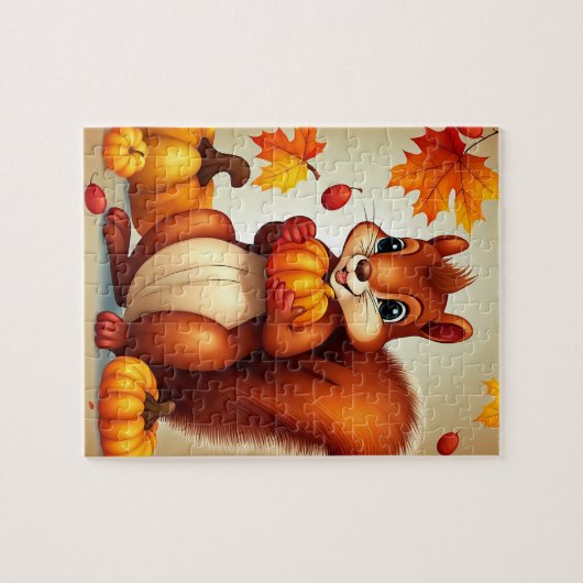 Mr. Squirrel Jigsaw Puzzle Legpuzzel (Horizontaal)