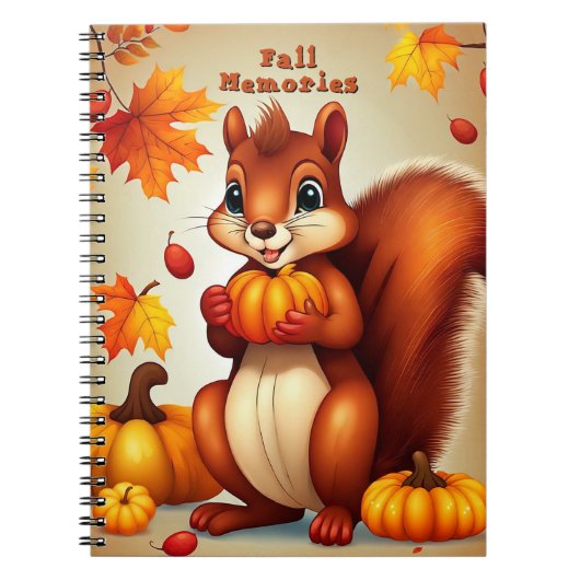 Mr. Squirrel Notebook Notitieboek (Voorkant)