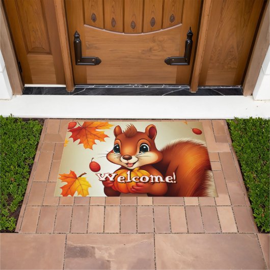 Mr. Squirrel Welcome Mat (Buiten)