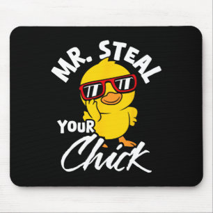 Mr Steal uw Chick Paas Humor Muismat
