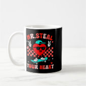 Mr Steal Your Heart For Boys Toddlers Valentine's  Koffiemok (Links)