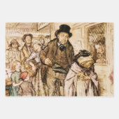 Mr. Toad koopt een kaartje van Arthur Rackham Inpakpapier Vel (Voorkant)