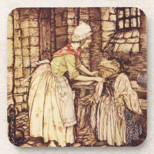 Mr Toad verkleedt zich door Arthur Rackham Bier Onderzetter