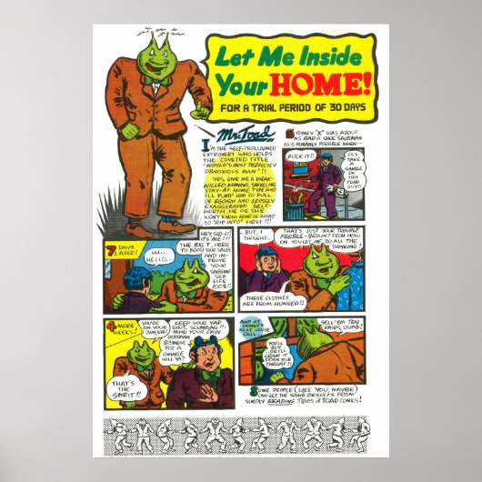 Mr Toad zal je leven veranderen! Poster (Voorkant)